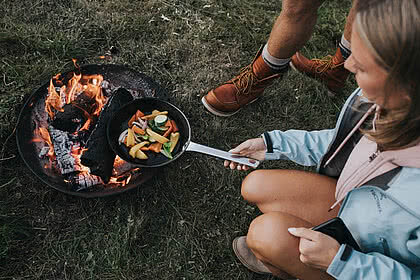 Grillen auf den Bergen Großarls