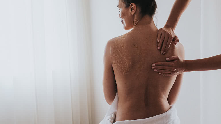 Körperpeeling im Wellnesshotel Tauernhof