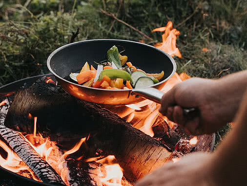 Grillen auf den Bergen Großarls