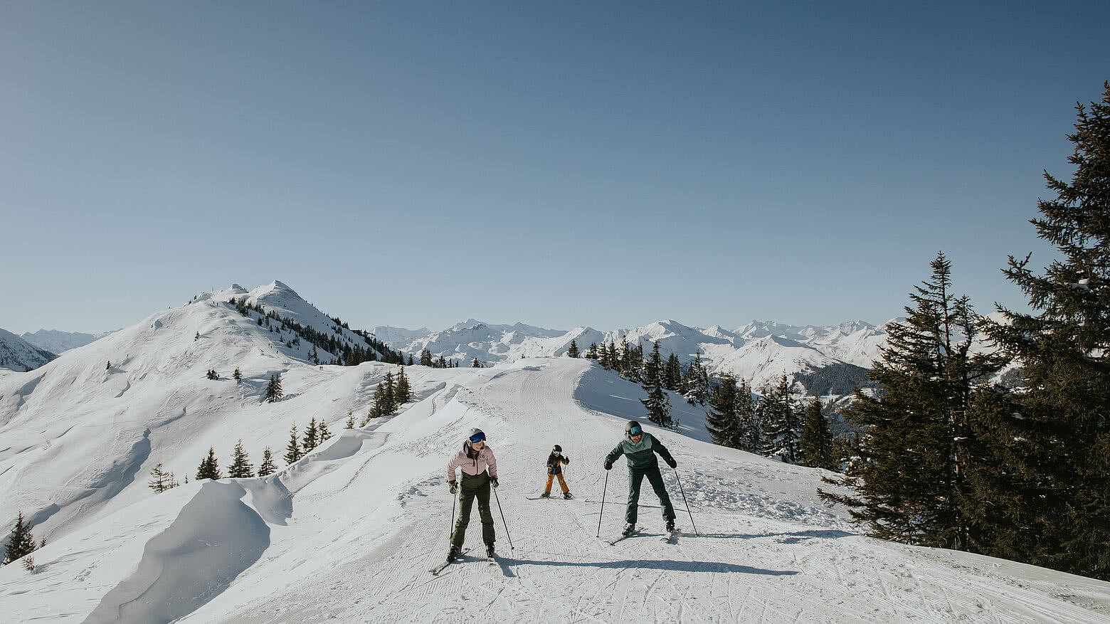 Tauernhof Grossarl Familie Skifahren