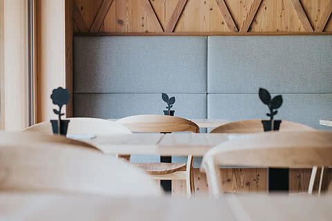 Speiseraum im Restaurant im Tauernhof