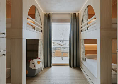 Kinderzimmer Frei&Wild Superior in der Unterkunft Hotel Tauernhof in Großarl