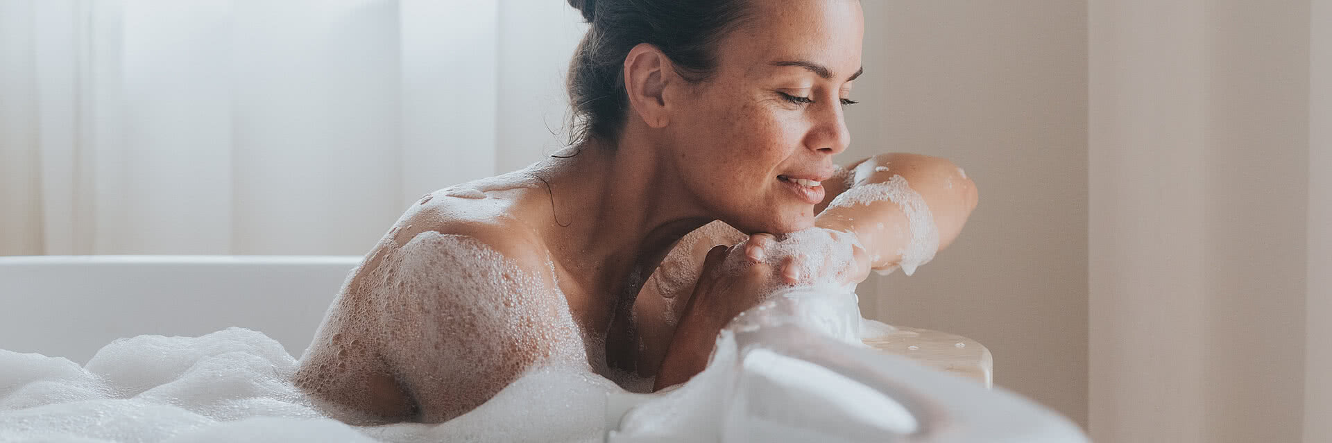 Entspannungsbad im Wellnesshotel Tauernhof in Großarl 