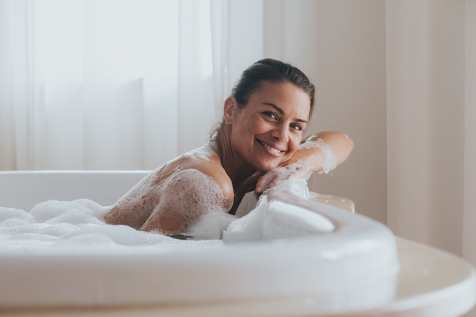 Entspannungsbad im Wellnesshotel Tauernhof in Großarl