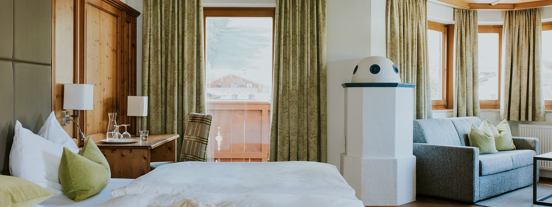 Tauernhof suite in the Hotel Tauernhof in Großarl