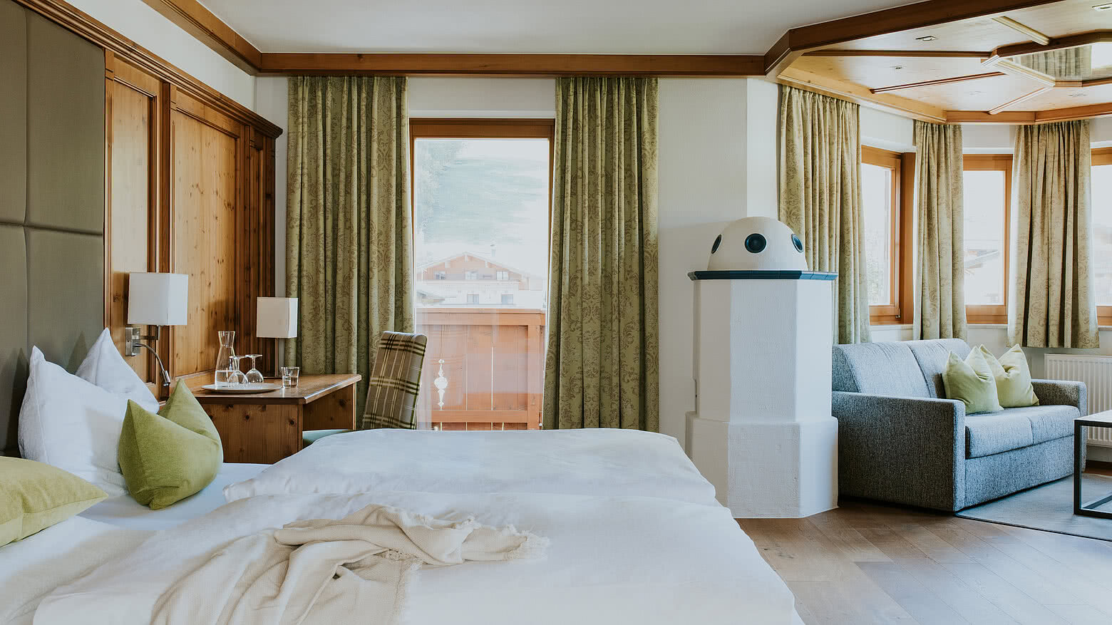 Tauernhof suite in the Hotel Tauernhof in Großarl