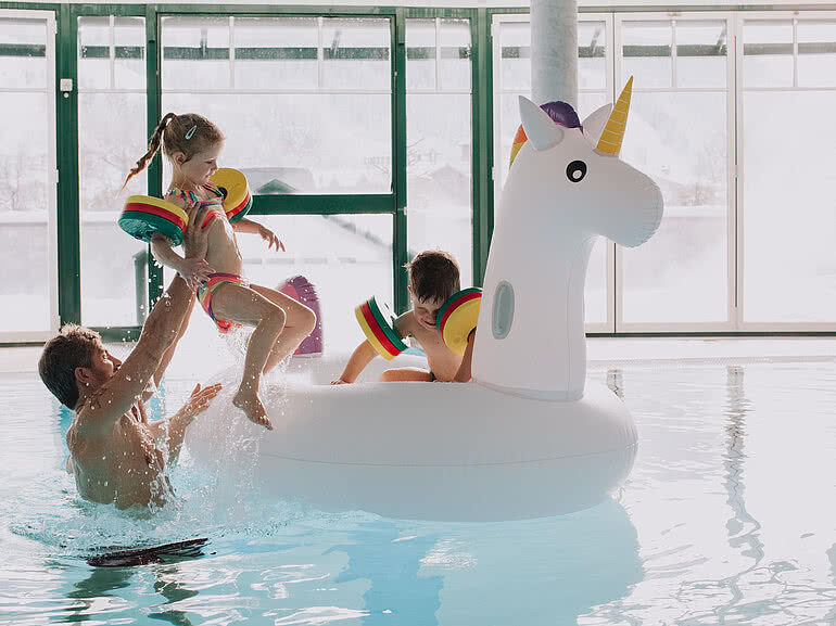 Tauernhof Grossarl Kinder Famlie Pool