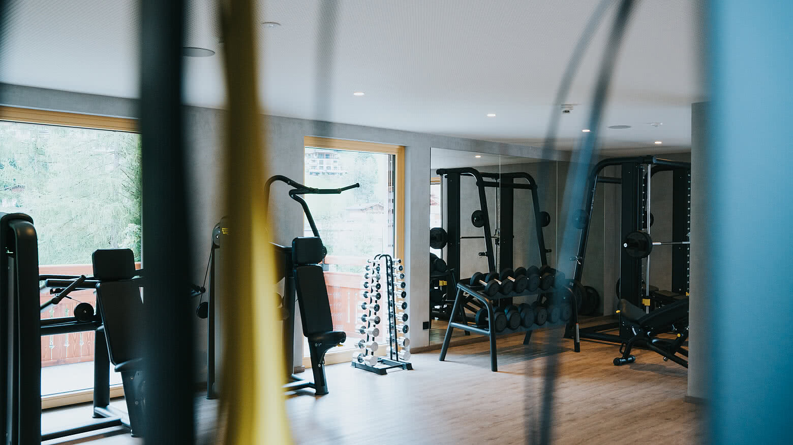 Fitnessraum im Vitalhotel Tauernhof in Großarl