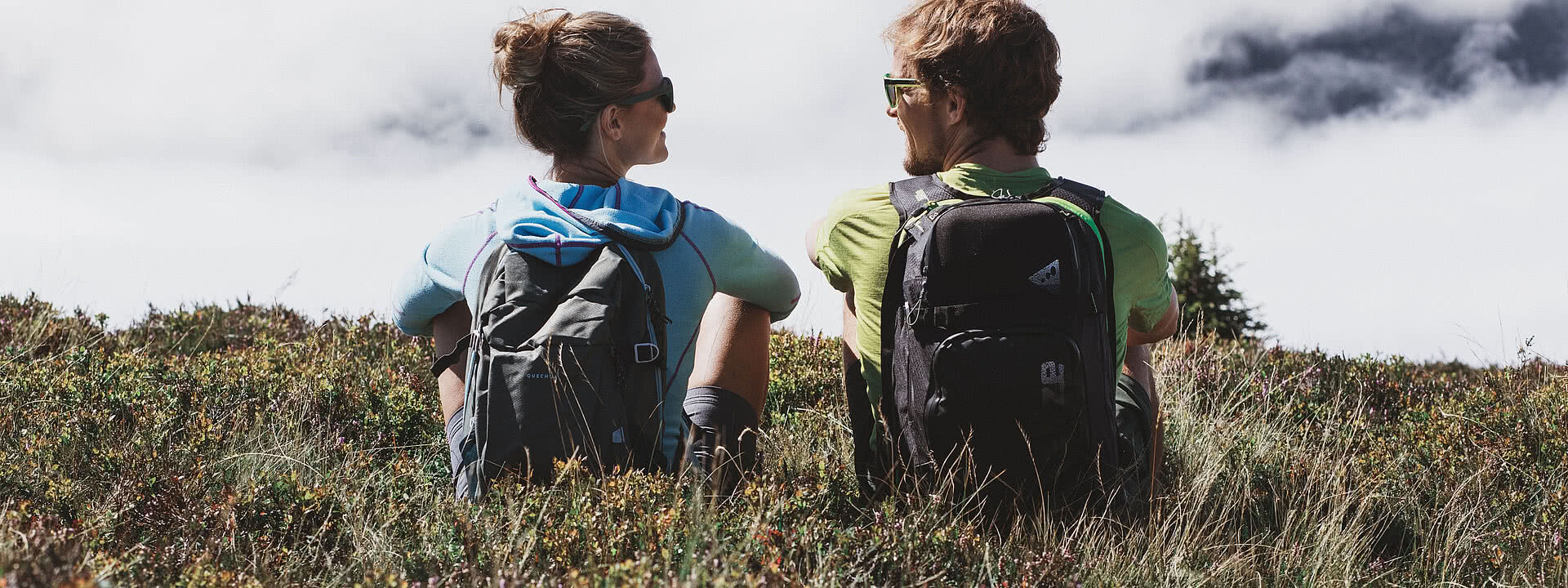 Couple hiking in Großarl