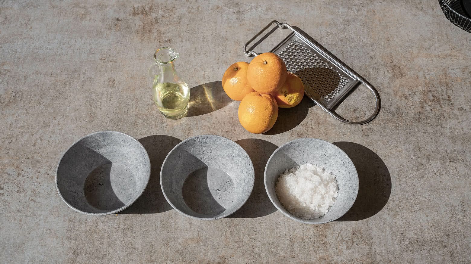 Orangen-Salz-Peeling Zutaten