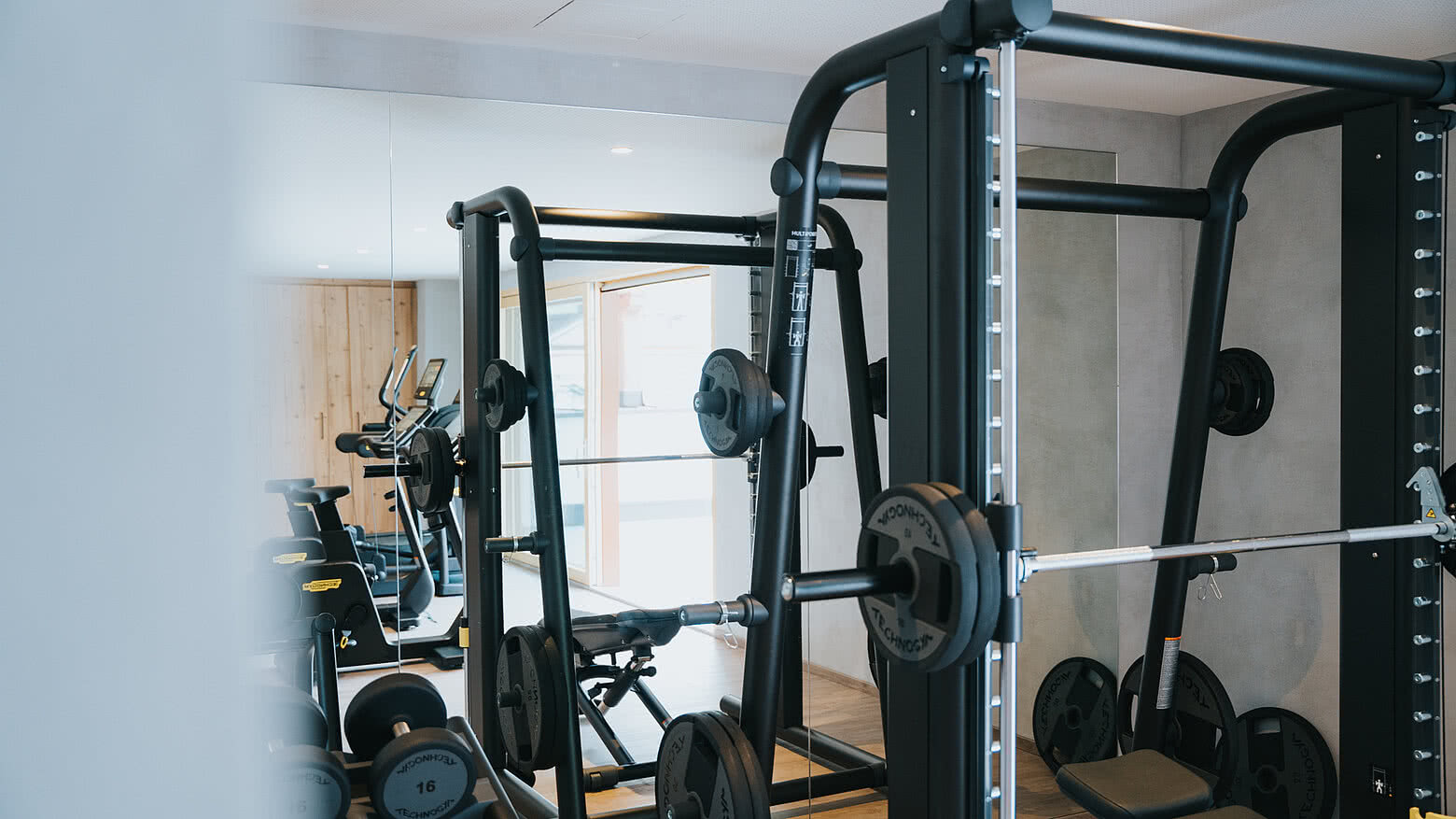 Fitnessraum im Vitalhotel Tauernhof in Großarl