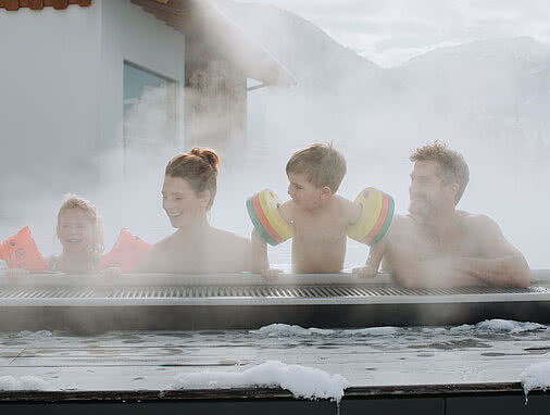 Tauernhof Grossarl Kinder Famlie Pool